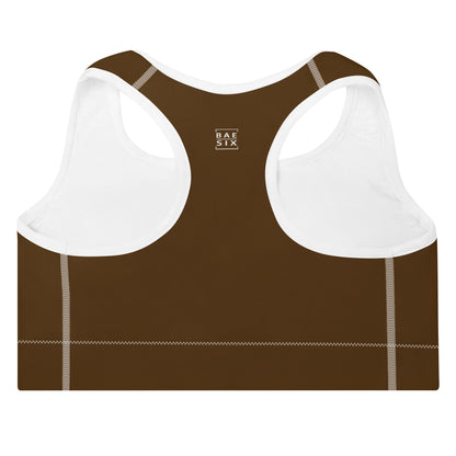 CHOCO-LATÉ | Padded Sports Bra